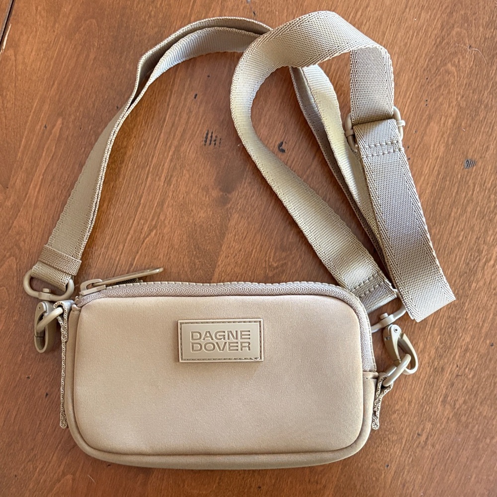 Dagne Dover Cream Crossbody Bag